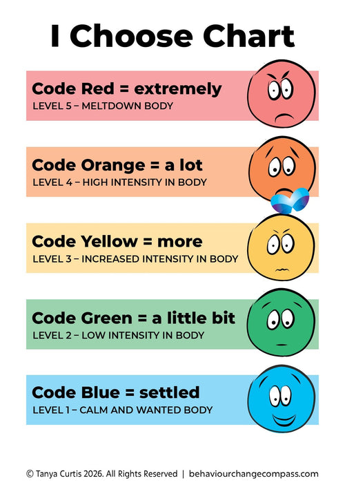 I Choose Chart Card