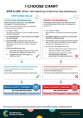 I choose chart - Example 1 – Behaviour Change Poster 28