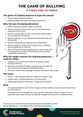 The game of bullying – Behaviour Change Poster 50