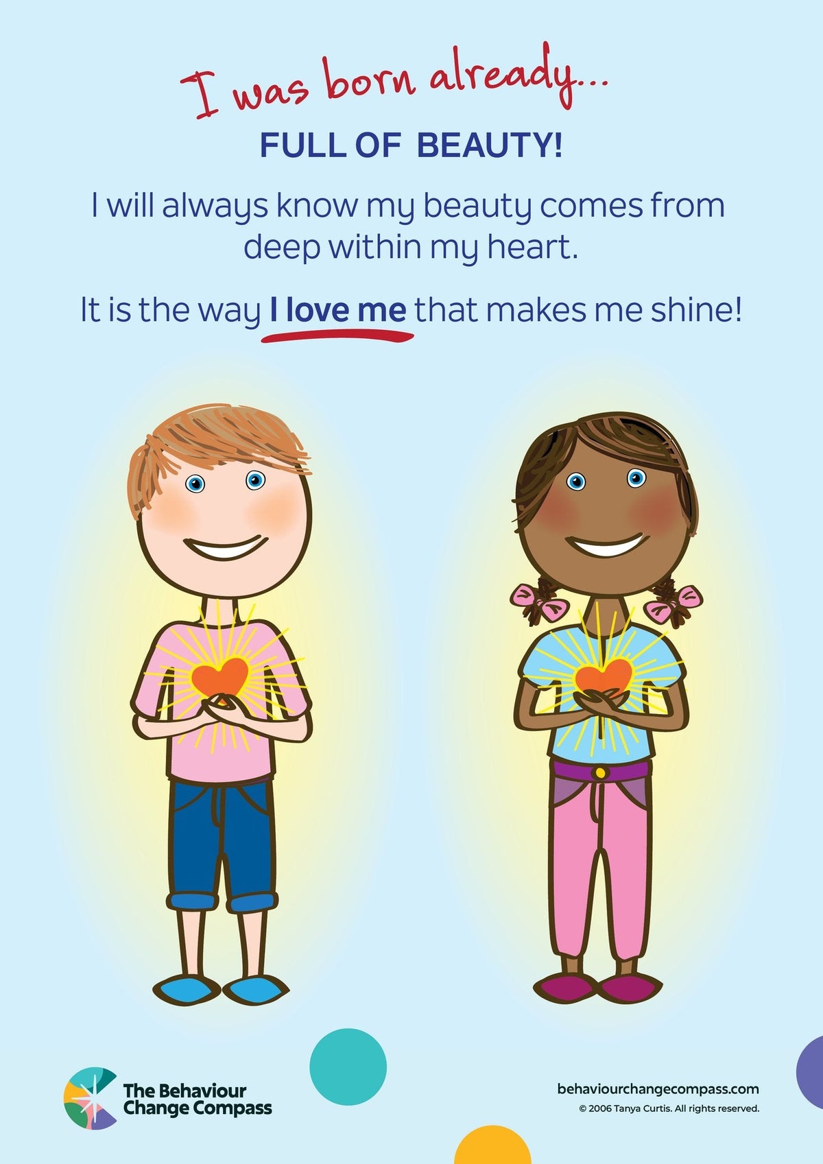 I was born already full of beauty – Sunlight Ink Poster 2