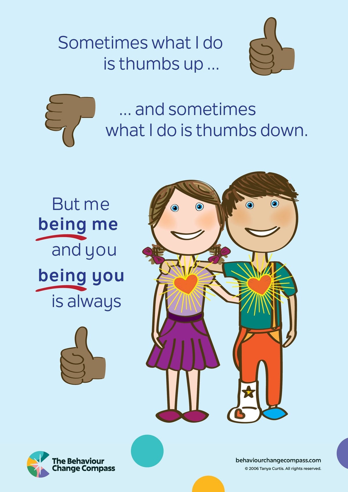 Sometimes what I do is thumbs up. Sometimes what I do is thumbs down – Sunlight Ink Poster 6