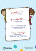 My number 1 job is to love me! Your number 1 job is to love you – Sunlight Ink Poster 10