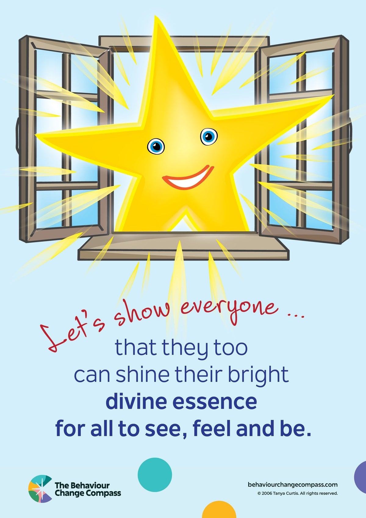 Let's show everyone that they too can shine their essence – Sunlight Ink Poster 14