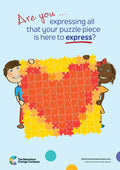 Are you expressing all that your puzzle piece is here to express – Sunlight Ink Poster 17