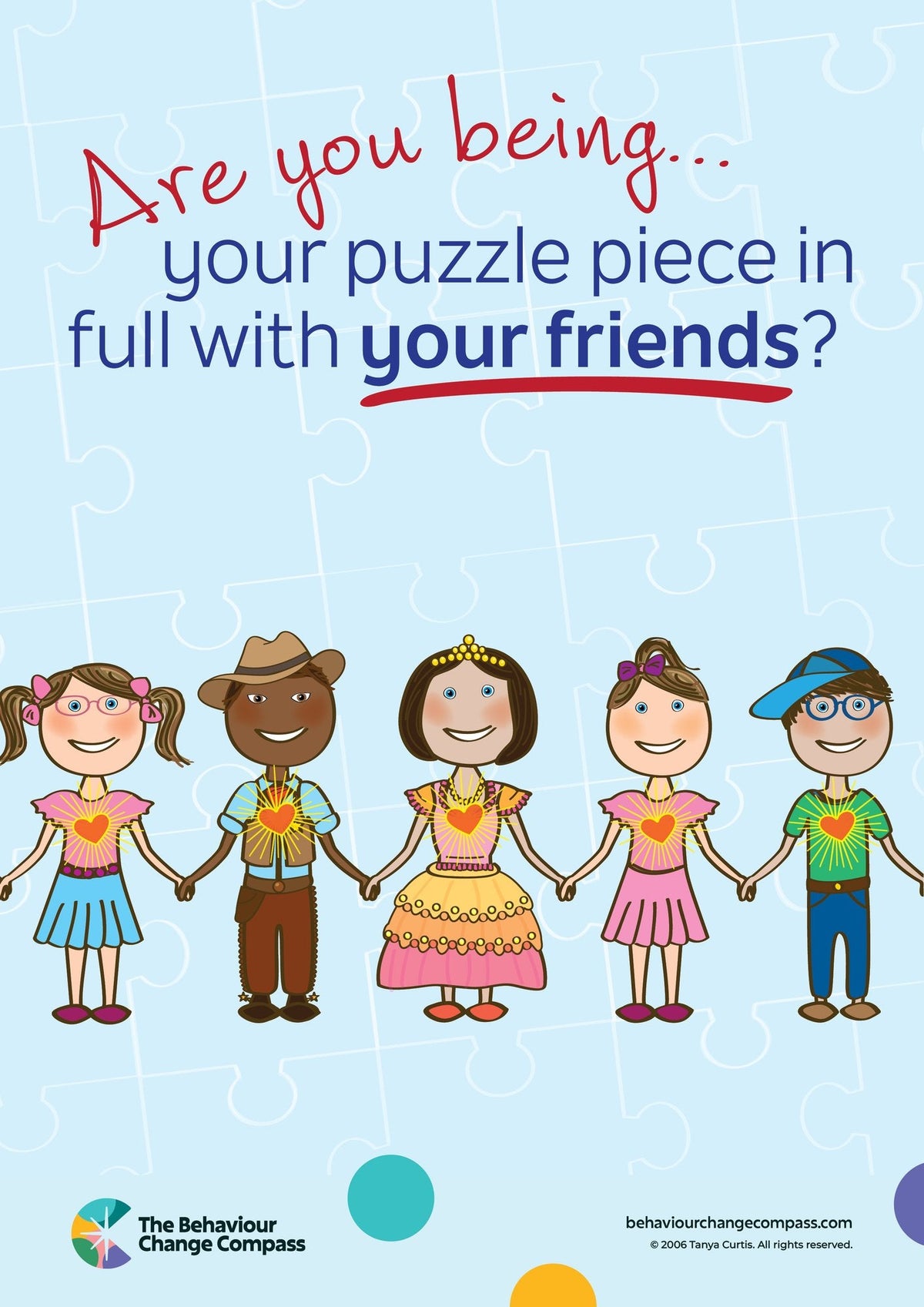 Are you being your puzzle piece in full with your friends – Sunlight Ink Poster 22