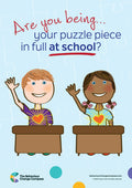Are you being your puzzle piece in full at school – Sunlight Ink Poster 24