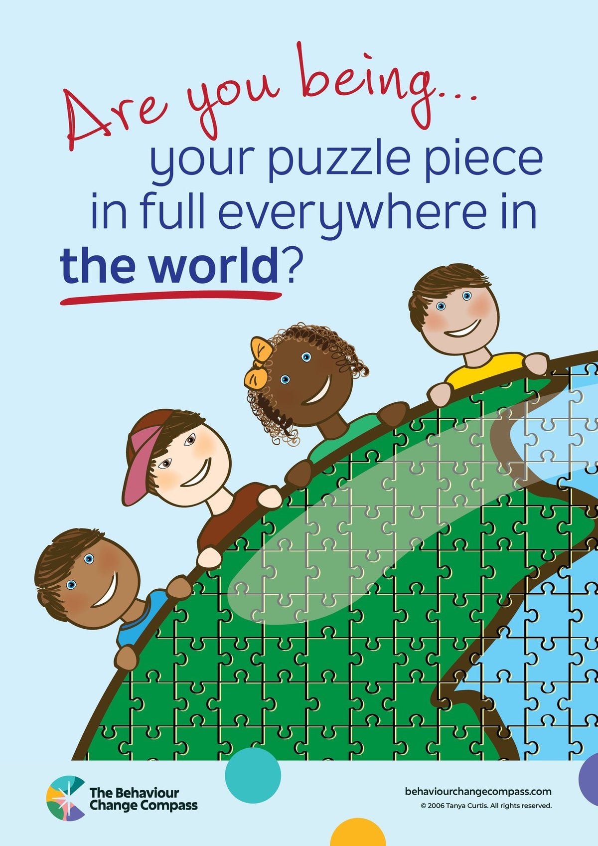 Are you being your puzzle piece in full in all parts of the world – Sunlight Ink Poster 26